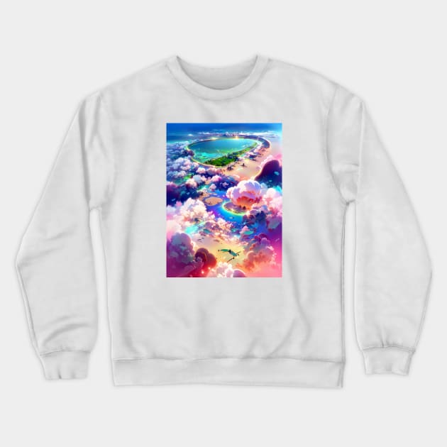 Serenity Reef Crewneck Sweatshirt by Holosomnia